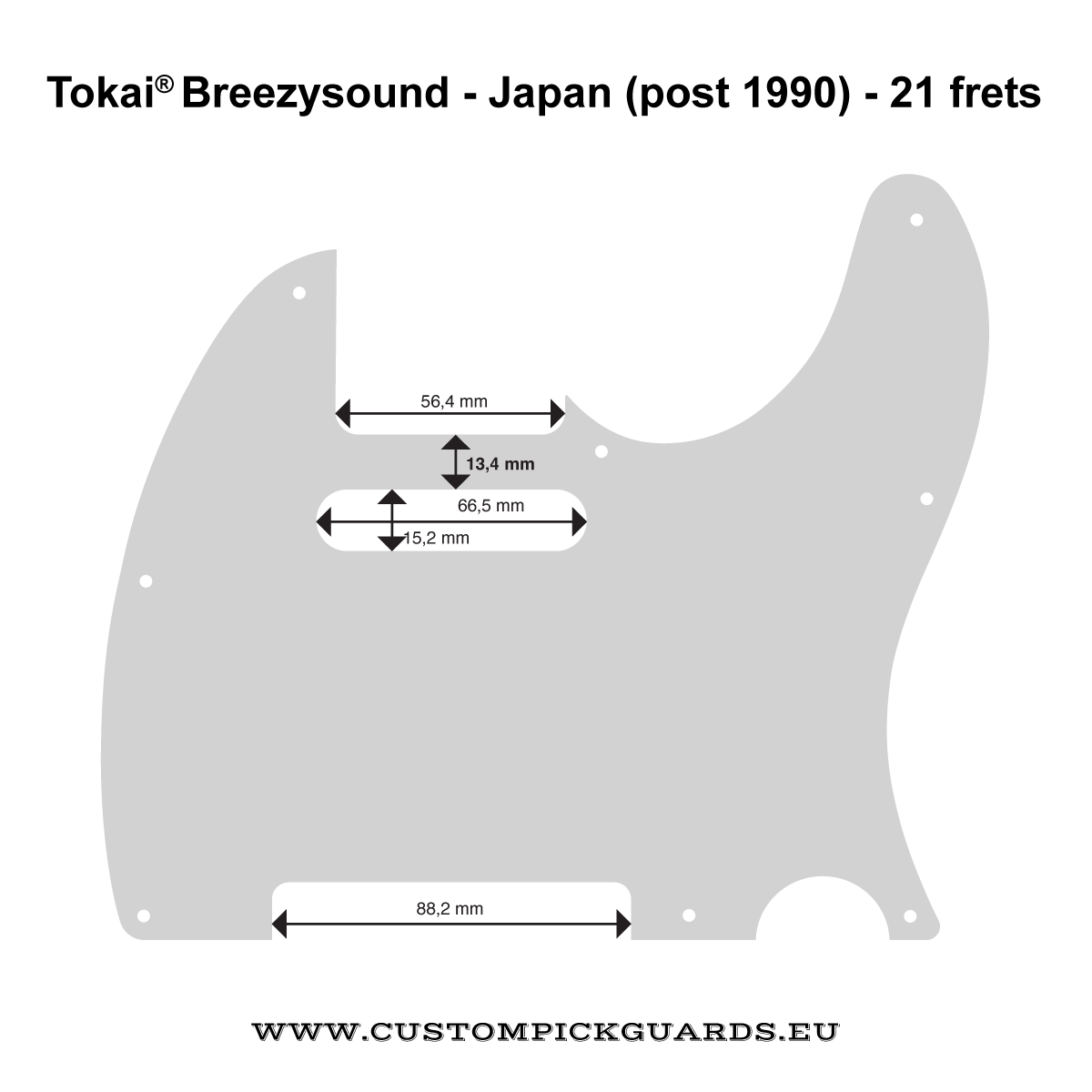 Schlagbrett für Tokai Breezy Sound - Modern Japan