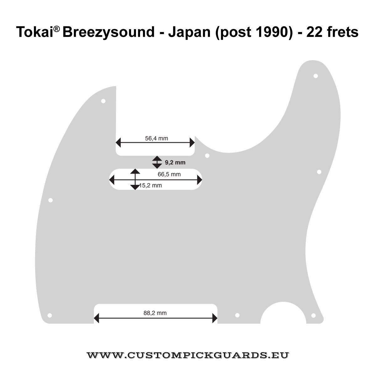 Schlagbrett für Tokai Breezy Sound - Modern Japan