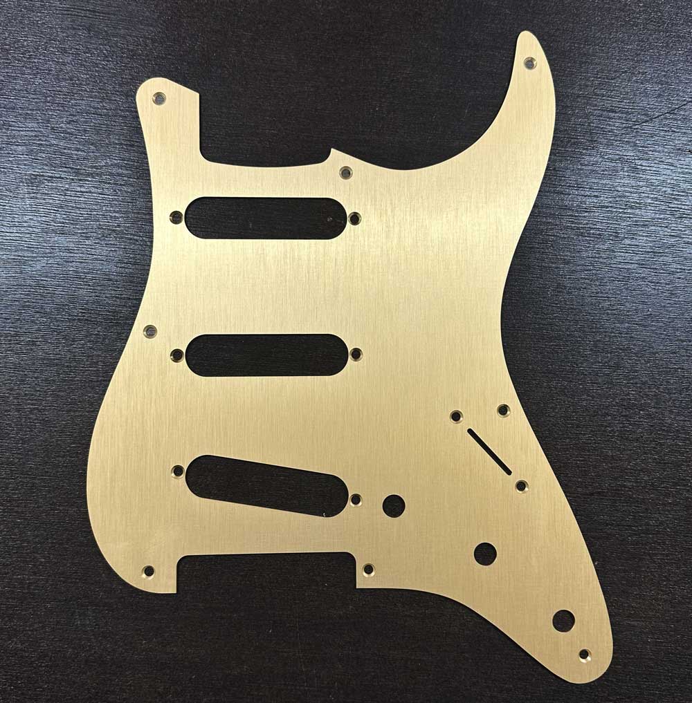 Anodized Aluminum Pickguard for Fender Stratocaster SSS