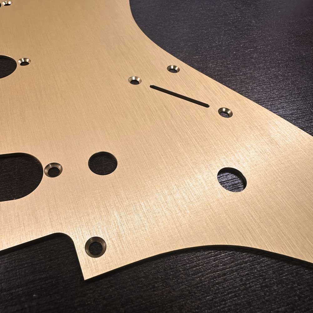 Anodized Aluminum Pickguard for Fender Stratocaster SSS