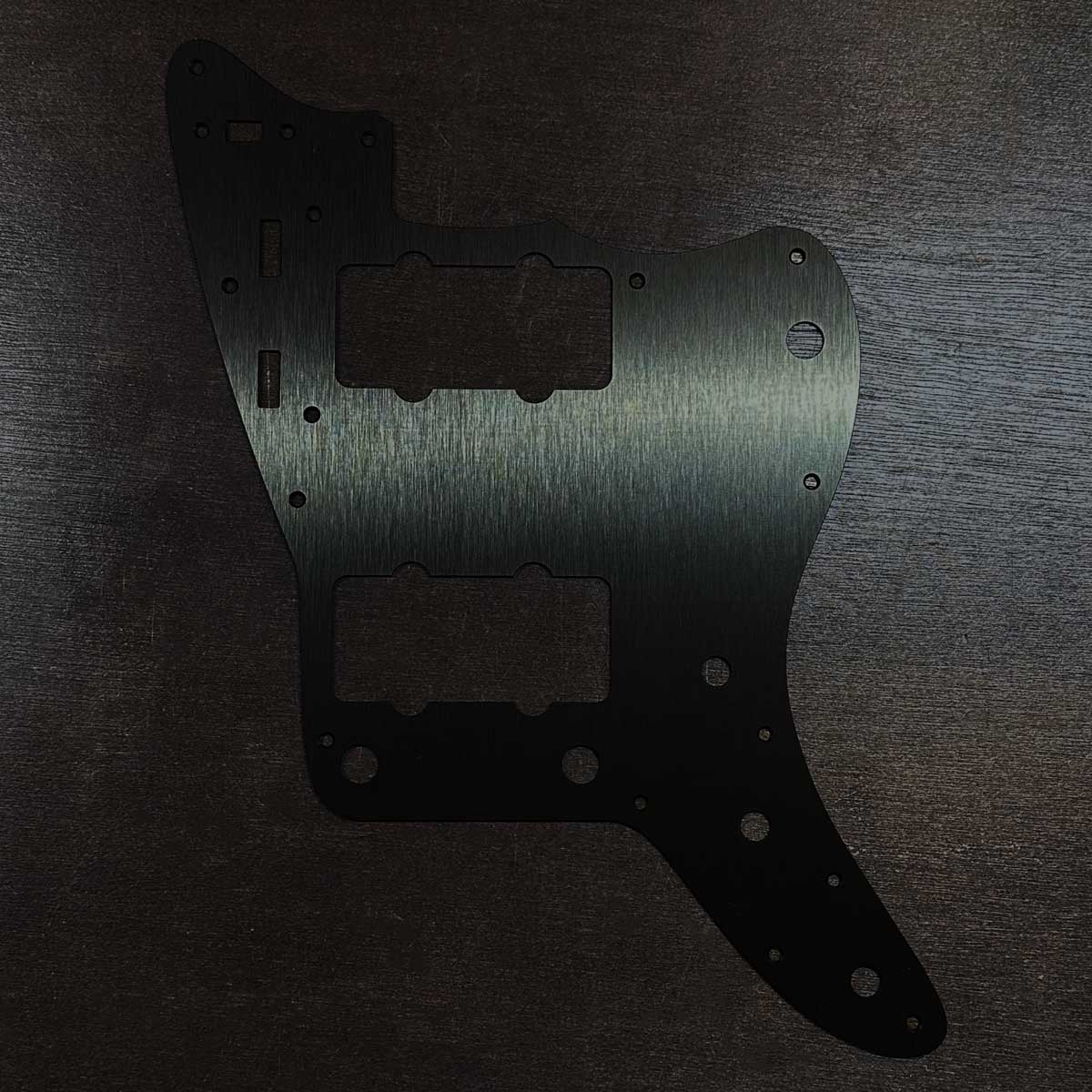 Schlagbrett aus eloxiertem Aluminium für Fender Jazzmaster