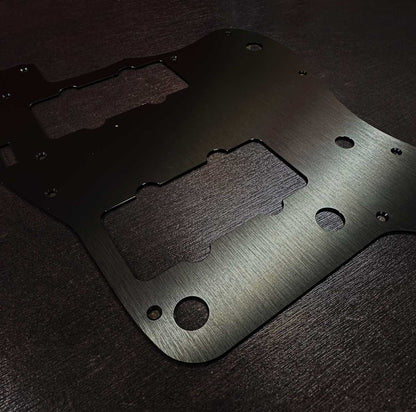 Schlagbrett aus eloxiertem Aluminium für Fender Jazzmaster
