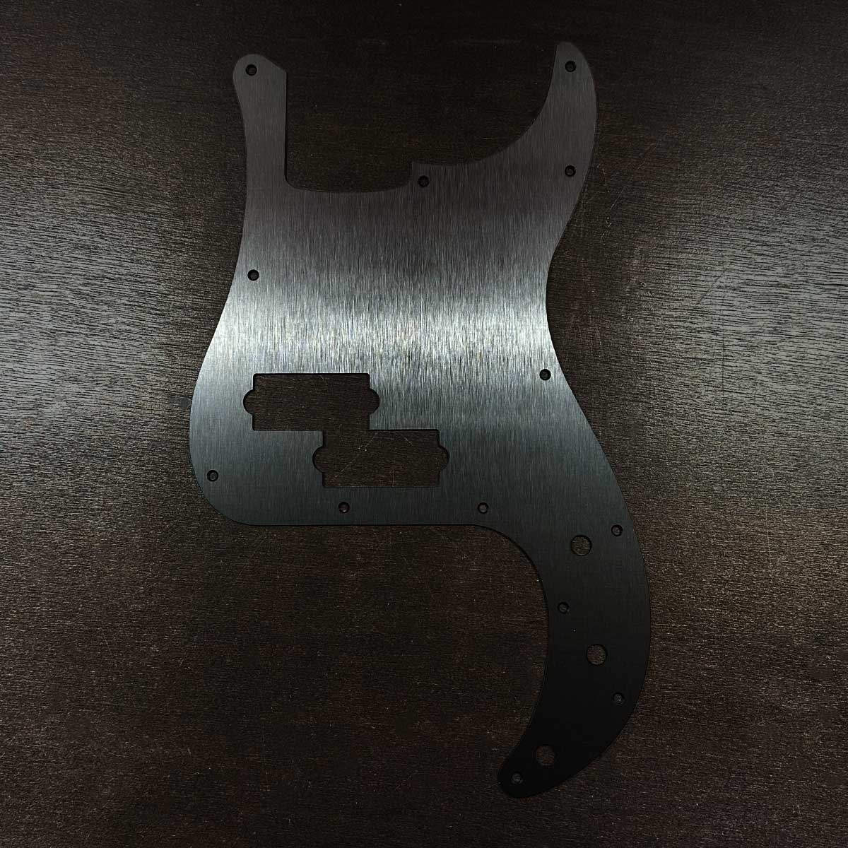 Anodized Aluminum Pickguard for Fender Precision Bass - Black